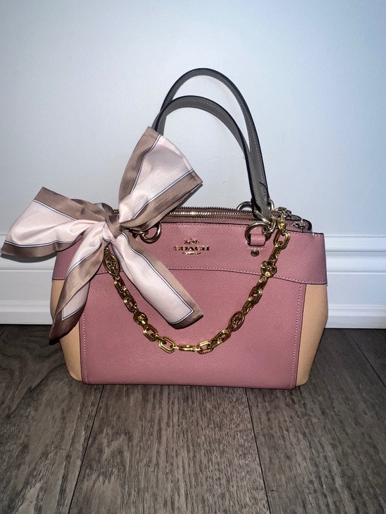 Coach Handbags - Coach Mini Brooke Carryall in Colorblock Dusty Rose Beechwood